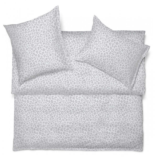 Schlossberg Bettwaesche Saba argent Jacquard