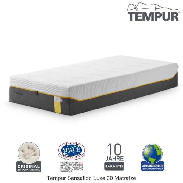 Tempur Sensation Luxe 30 Matratze | www.satinbettwaesche24.de Tempur Sensation Luxe 30 Matratze | www.satinbettwaesche24.de