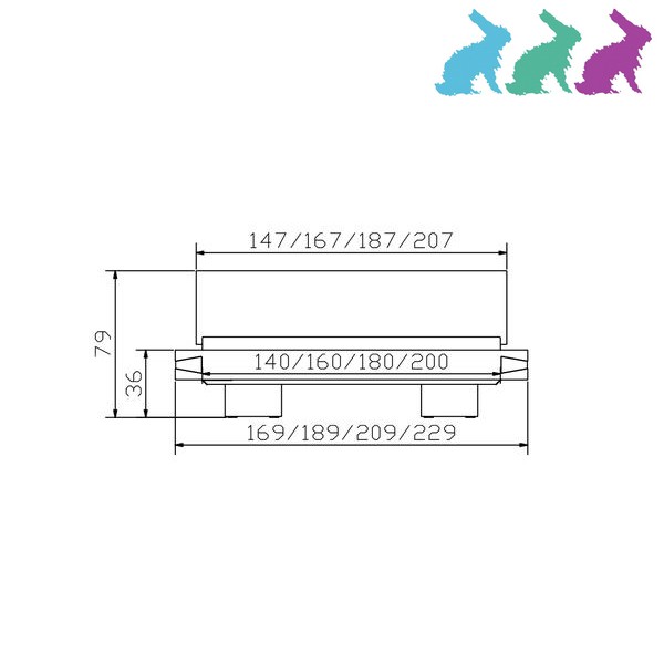 Hasena Varus Kopfteil Oak-bianco
