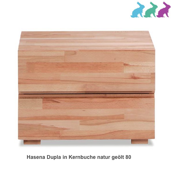 Hasena Dupla Nachttisch Wood-Line