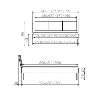 Vorschau: Hasena Wood-Line Premium 18 Practico-Box Varus Ravo Bett Vorschau: Hasena Wood-Line Premium 18 Practico-Box Varus Ravo Bett