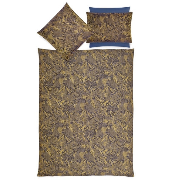 Christian Fischbacher Bettwäsche Farn Gold Jacquard
