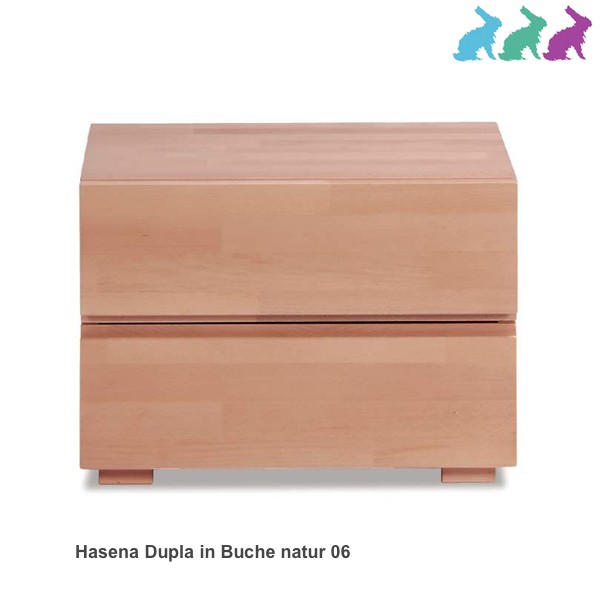 Hasena Dupla Nachttisch Wood-Line
