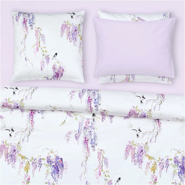 Christian Fischbacher Bettwäsche Purple Rain Satin