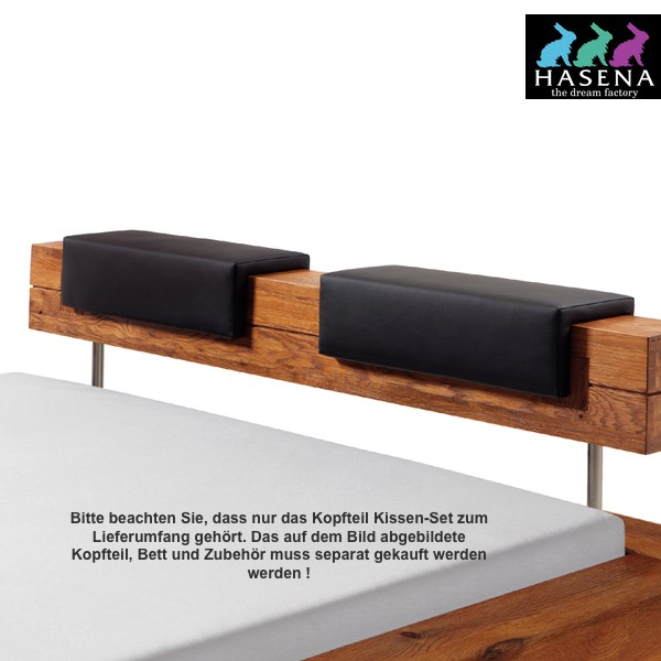 Hasena Nakio Leder Kissen-Set