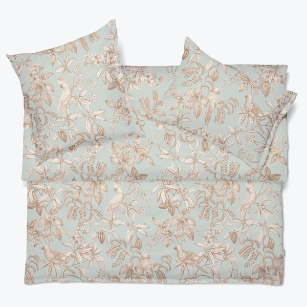Schlossberg Bettwaesche Calypso vert Satin