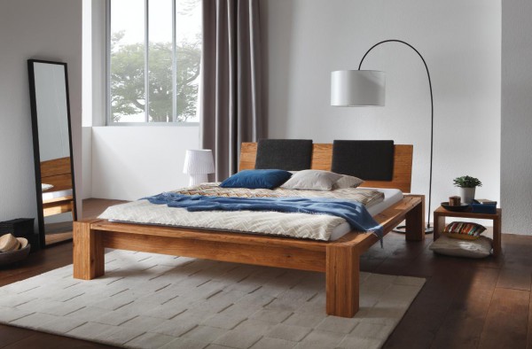 Hasena Cortina 20 Bett incl.Kopfteil Sion Selection Serie Wildeiche massiv