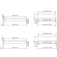 Vorschau: Hasena Spezia Wildeiche Bett Vorschau: Hasena Spezia Wildeiche Bett